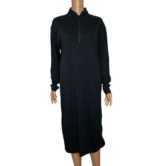 Icebreaker womens Rye Lane Dress size Medium Half Zip Cotton/Wool New with tags - Picture 4 of 16